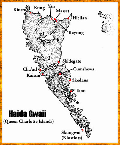 MAP - HAIDA GWAII